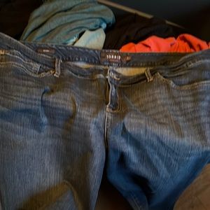 Size 24 torrid jeans. Dark wash, blue. Skinny fit